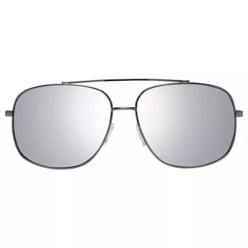 GUESS GF0207-08C pánske slnečné okuliare – tmavosivý rám, sivé sklá, 60 mm