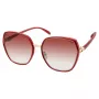 GUESS GF0407-5966F dámske slnečné okuliare - havana hnedý acetátový rám, hnedé gradientové sklá, 59 mm
