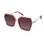 GUESS GF0418-5869T dámske cat-eye slnečné okuliare - lesklý čierny rám, smoke gradient šošovka, 58 mm