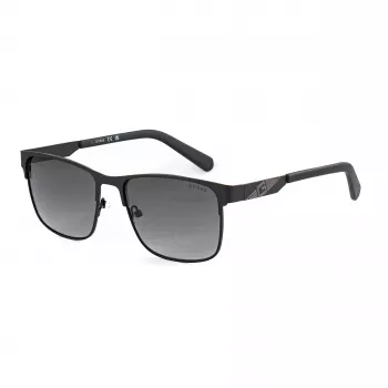 Guess GF5098-5602B pánske hranaté slnečné okuliare čierna smoke 56mm