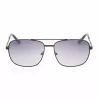 GUESS GG2114S-01B pánske slnečné okuliare čierny hranatý rám sivé gradientové sklo 60 mm