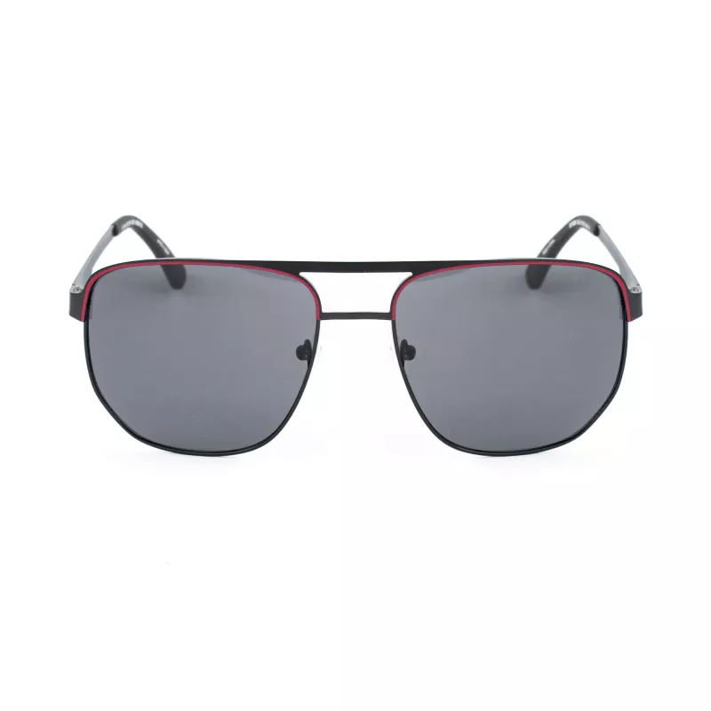 GUESS MAN slnečné okuliare GF00061-6102A čierny rám sivé sklá 61mm