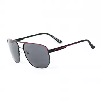 GUESS MAN slnečné okuliare GF00061-6102A čierny rám sivé sklá 61mm