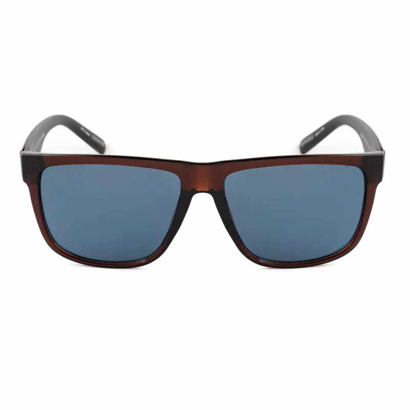GUESS MAN slnečné okuliare GO00058-6145V hranatý rám lesklý čierny smoke sklo 61mm
