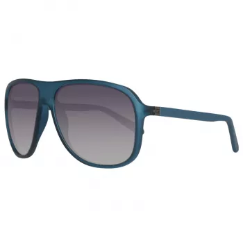 GUESS MAN slnečné okuliare GU6876-5991B obdĺžnikové čierny rám sivé šošovky 59 mm