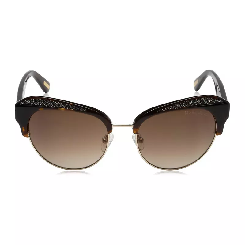 GUESS MARCIANO dámske slnečné okuliare cat-eye GM0777-5552F Havana hnedý gradient 55 mm