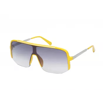 GUESS pánske obdĺžnikové slnečné okuliare GO00054-0039B čierna/sivá 56 mm