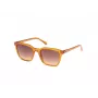 GUESS Pánske obdĺžnikové slnečné okuliare GU00170-5344F Havana hnedá 53 mm