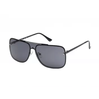 GUESS pánske slnečné okuliare GO00053-0001A obdĺžnikové čierny rám smoke šošovky 57 mm