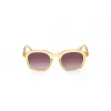 GUESS pánske slnečné okuliare GU00063-5039F havannový acetát hranatý rám hnedé sklá 50 mm