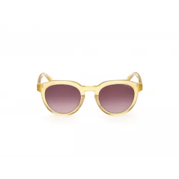 GUESS pánske slnečné okuliare GU00063-5039F havannový acetát hranatý rám hnedé sklá 50 mm