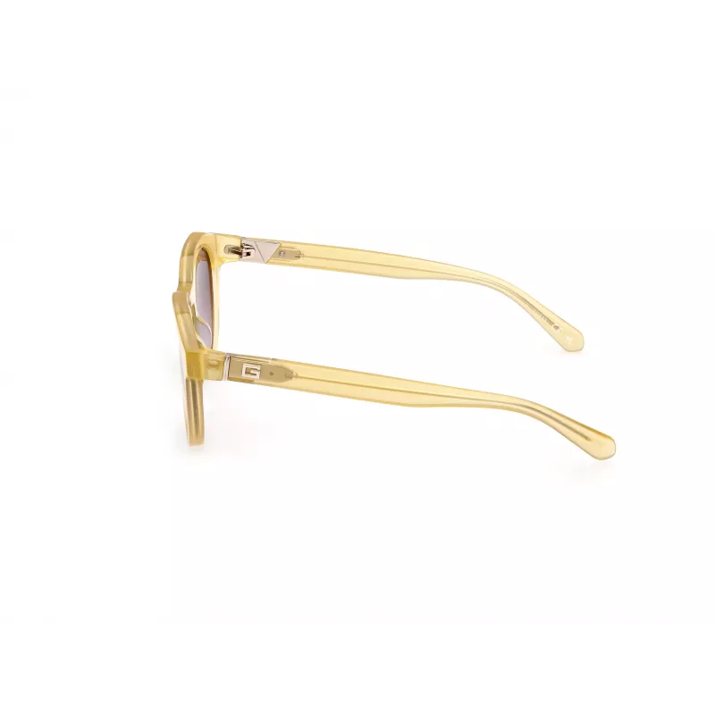 GUESS pánske slnečné okuliare GU00063-5039F havannový acetát hranatý rám hnedé sklá 50 mm
