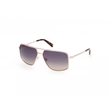 GUESS pánske slnečné okuliare GU00167-6032W čierny rám sivé sklá 60/14/140 mm
