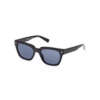 GUESS pánske slnečné okuliare GU8265-5301V čierny acetát obdĺžnikové plný rám 53/19/150 mm