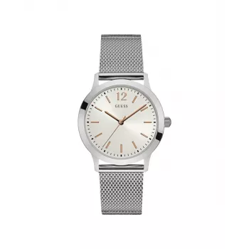 GUESS pánske W0921G1 analógové quartzové hodinky 39mm nerezová oceľ modrý ciferník