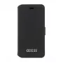 GUESS Saffiano knižné puzdro pre iPhone 6/6S - čierna