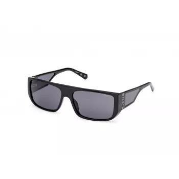 GUESS SLNEČNÉ OKULIARE GU00136-6001A Unisex hranatý rám 60/16/140 mm čierna/sivá