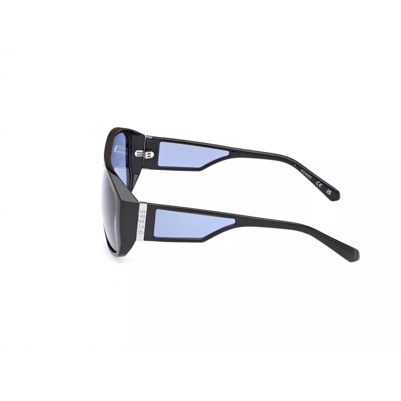 GUESS unisex slnečné okuliare GU00135-6101V čierny rám sivé gradientové šošovky 61 mm