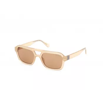 GUESS unisex slnečné okuliare GU82595357E Havana/korytnačina obruba hnedé prechodové sklá 53/19/145 mm