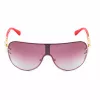 GUESS dámske aviator slnečné okuliare GO00037-0032G zlatý rám hnedé gradientné šošovky 56 mm