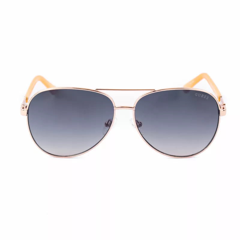 GUESS dámske motýlie slnečné okuliare GU00173-6028W Havana hnedý gradient 60 mm