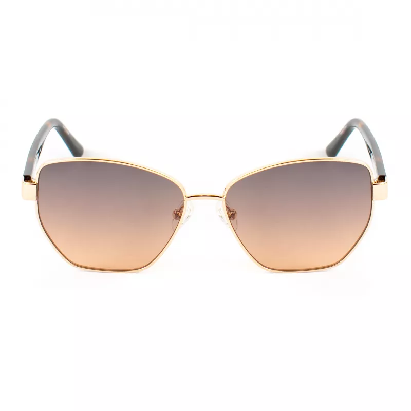 GUESS dámske Cat-Eye slnečné okuliare GU00102-5632F Havana hnedý gradient 56mm
