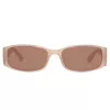 GUESS dámske cat eye slnečné okuliare GU7259-55N33 hnedá Havana