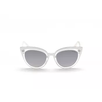 GUESS dámske slnečné okuliare Cat-Eye GU7628-5224C Havana hnedý gradient 52 mm