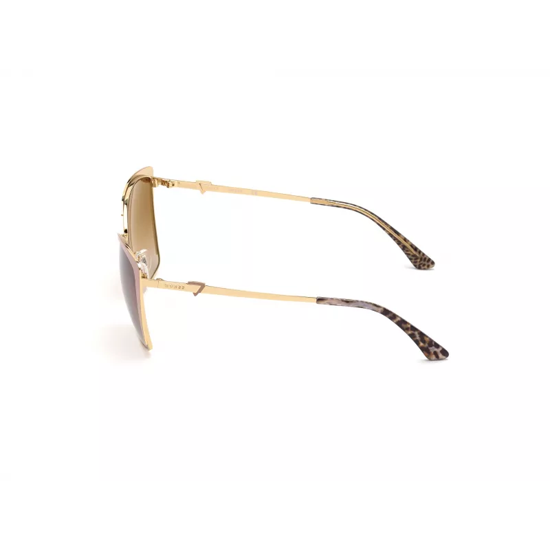 GUESS dámske cat eye slnečné okuliare GU7743-5957G Havana hnedý gradient 59mm