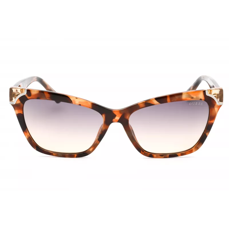 GUESS dámske cat-eye slnečné okuliare GU7840-56B - hnedý gradient