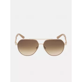 GUESS dámske slnečné okuliare GF00033-5932E Havana hnedý gradient hranaté 59 mm