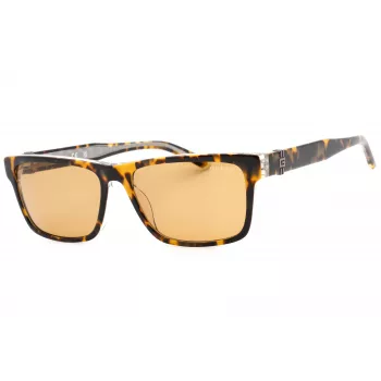 GUESS dámske obdĺžnikové acetátové slnečné okuliare GU00074-53E Havana Brown Gradient 55 mm