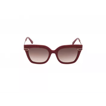 GUESS dámske slnečné okuliare GF00015-5169T hnedé Havana hranatý rám