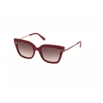 GUESS dámske slnečné okuliare GF00015-5169T hnedé Havana hranatý rám
