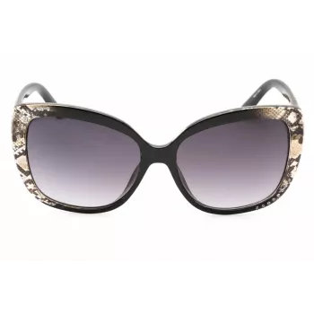 GUESS dámske slnečné okuliare GF0383-05B butterfly cat-eye čierne gradient smoke 57mm
