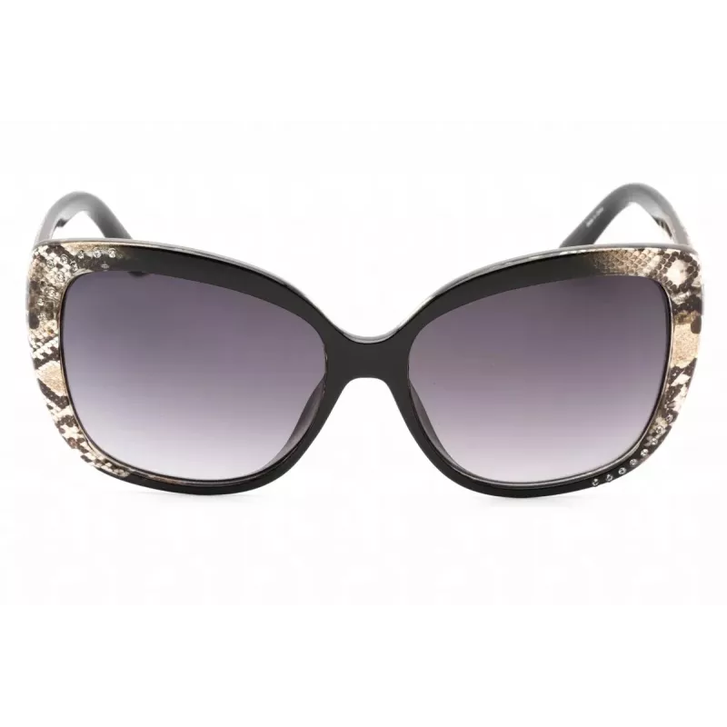 GUESS dámske slnečné okuliare GF0383-05B butterfly cat-eye čierne gradient smoke 57mm