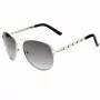 Guess dámske slnečné okuliare GF0408-6132B Havana hranatý rám hnedé tónované sklá 61mm