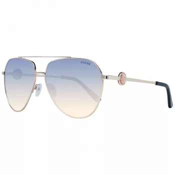 Guess dámske slnečné okuliare GF6140-32W zlatá/hnedá motýlie 62mm
