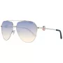 Guess dámske slnečné okuliare GF6140-32W zlatá/hnedá motýlie 62mm
