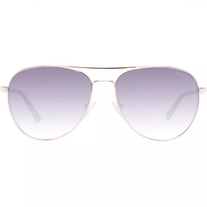 GUESS dámske slnečné okuliare GF6143-28B hnedá Havana motýlí rám 59mm