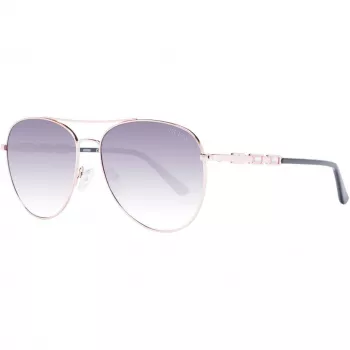 GUESS dámske slnečné okuliare GF6143-28B hnedá Havana motýlí rám 59mm