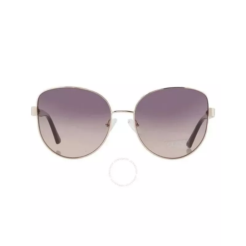 GUESS dámske slnečné okuliare GF6172-5932B Havana hnedý gradient motýlik