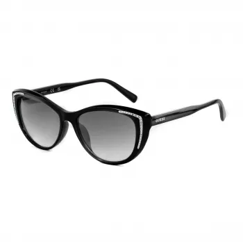 GUESS dámske slnečné okuliare GO00006-5601B shiny black gradient smoke 58mm