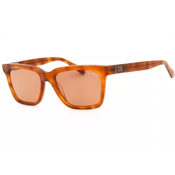 GUESS dámske slnečné okuliare GU00064-56E Havana/hnedé hranatý rám 53mm