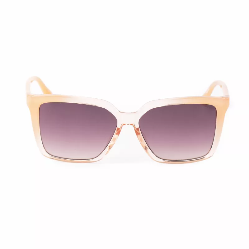 GUESS dámske slnečné okuliare GU00099-5525F Havana hranaté gradient hnedé