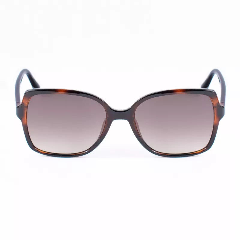 GUESS dámske slnečné okuliare GU00100-5552F hnedá Havana hranaté acetát 55mm