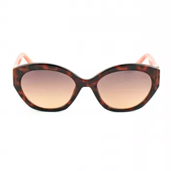 GUESS dámske slnečné okuliare GU00104-5652F Havana acetát hranatý rám hnedé gradientové šošovky 56/19/140 mm