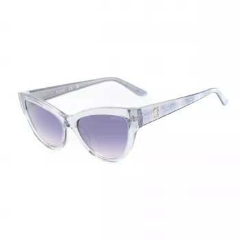 GUESS dámske slnečné okuliare GU00112-5620B Havana acetát hranatý rám hnedé gradientové šošovky 56/17/140 mm