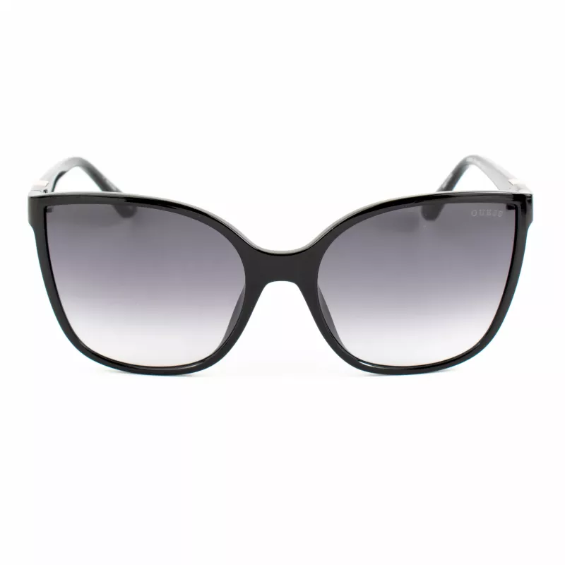 GUESS dámske slnečné okuliare GU00144-6001B oversized square shiny black sivé gradientové UV400