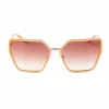 GUESS dámske slnečné okuliare GU00146-5957F oversized square Havana hnedé gradientové sklá 59mm